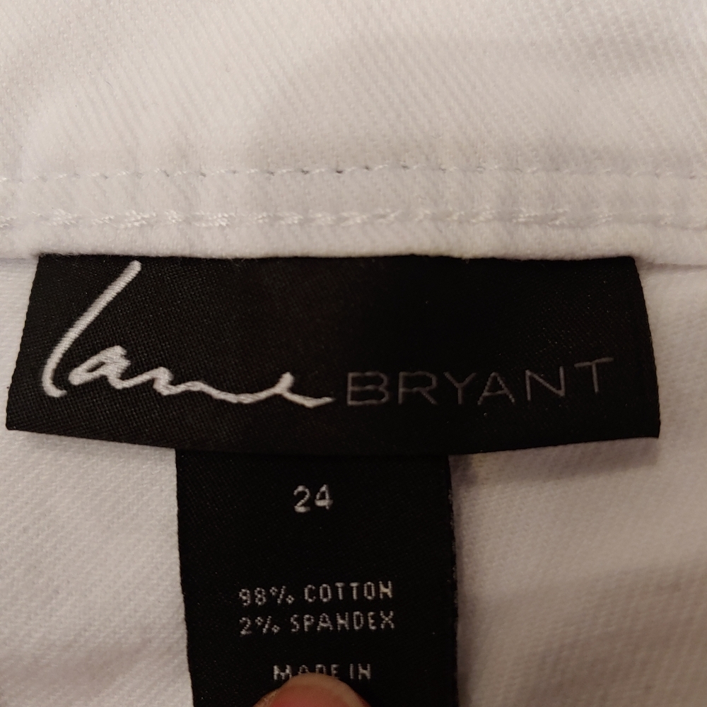 White Cropped pant